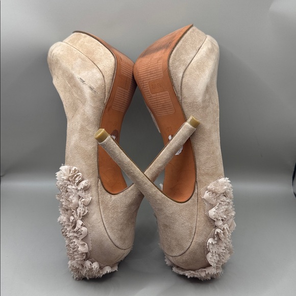 Zara Suede Platform Heels - Picture 7 of 7